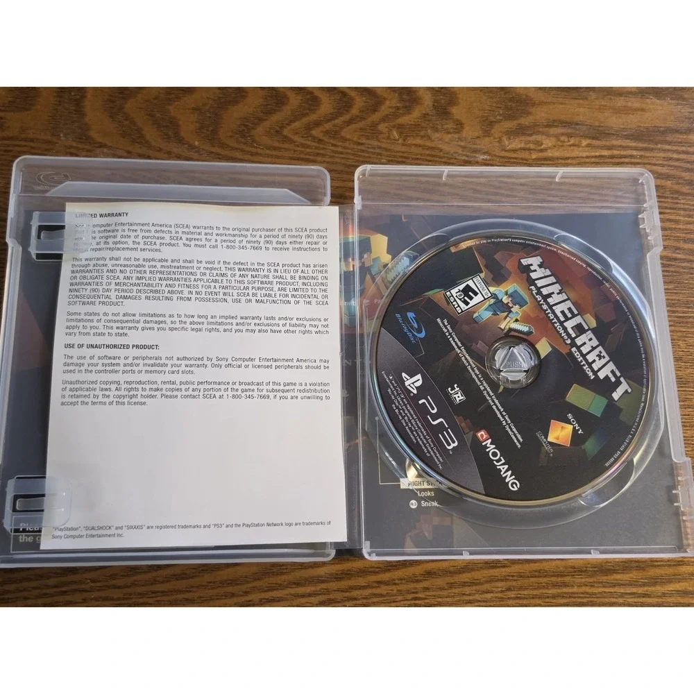 Minecraft --‎ PlayStation 3 Edition; Boxed (Sony PlayStation 3, 2014)